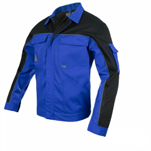 Jacheta de lucru din tercot, Professional, combinatie albastru+negru, 54/L-XL