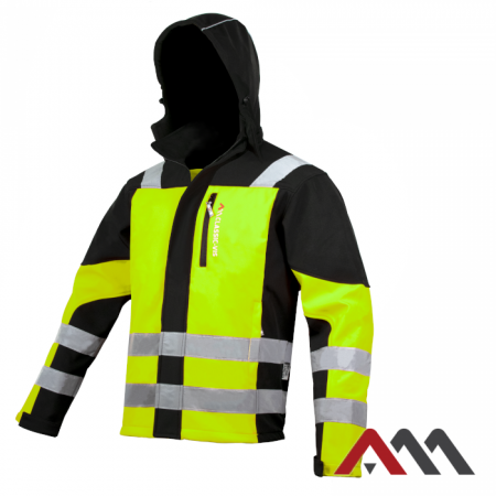 JACHETE PROTECTIE - Jacheta Softshel cu gluga si insertii reflectorizante Classic-Vis Galben
