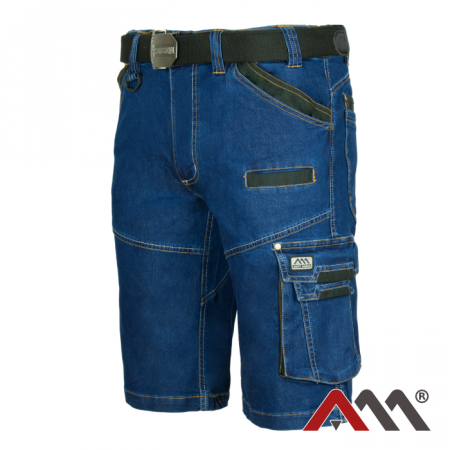 Pantaloni scurti de lucru Jeans Stretch Slim blue [3]