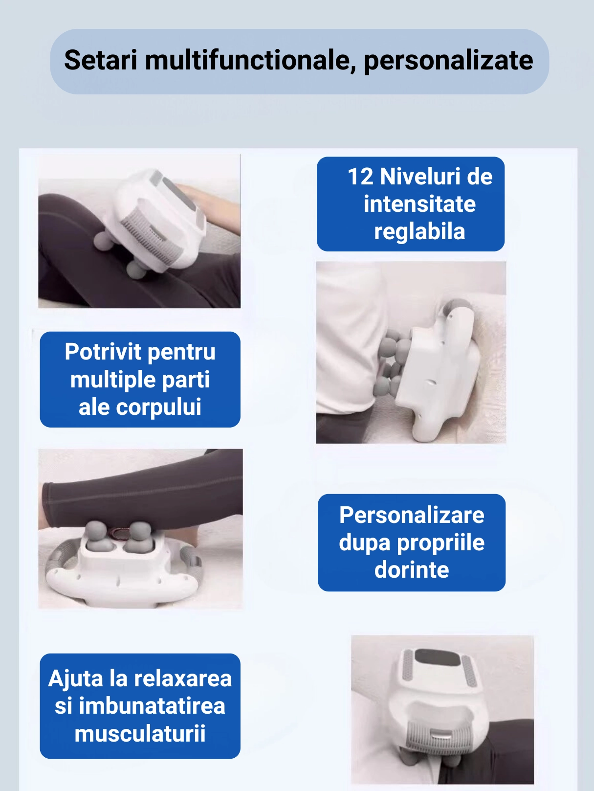 Aparat masaj tip Gun - METATRON TOTAL RELAX [11]