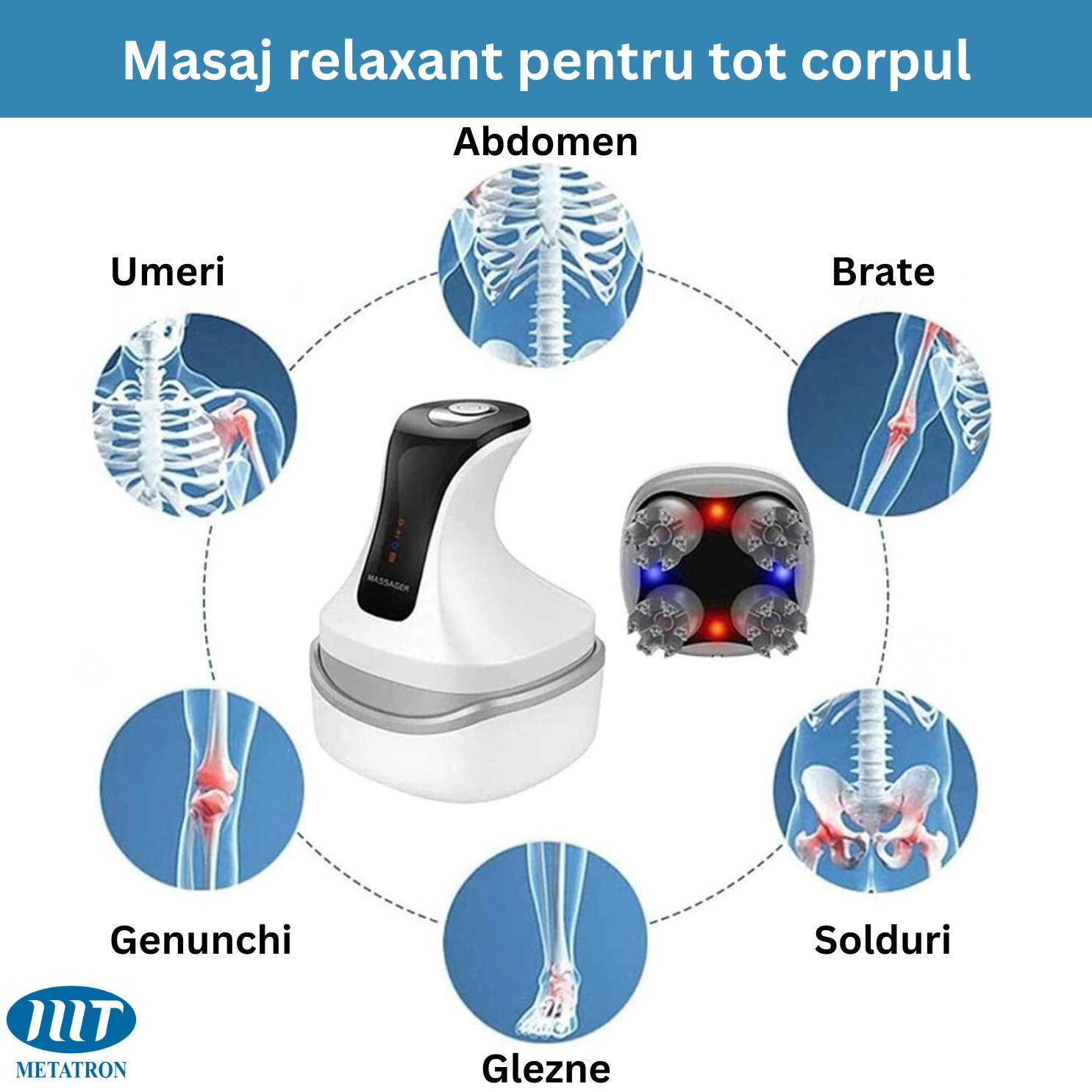 Aparat masaj capilar METATRON HEAD RELAX [5]