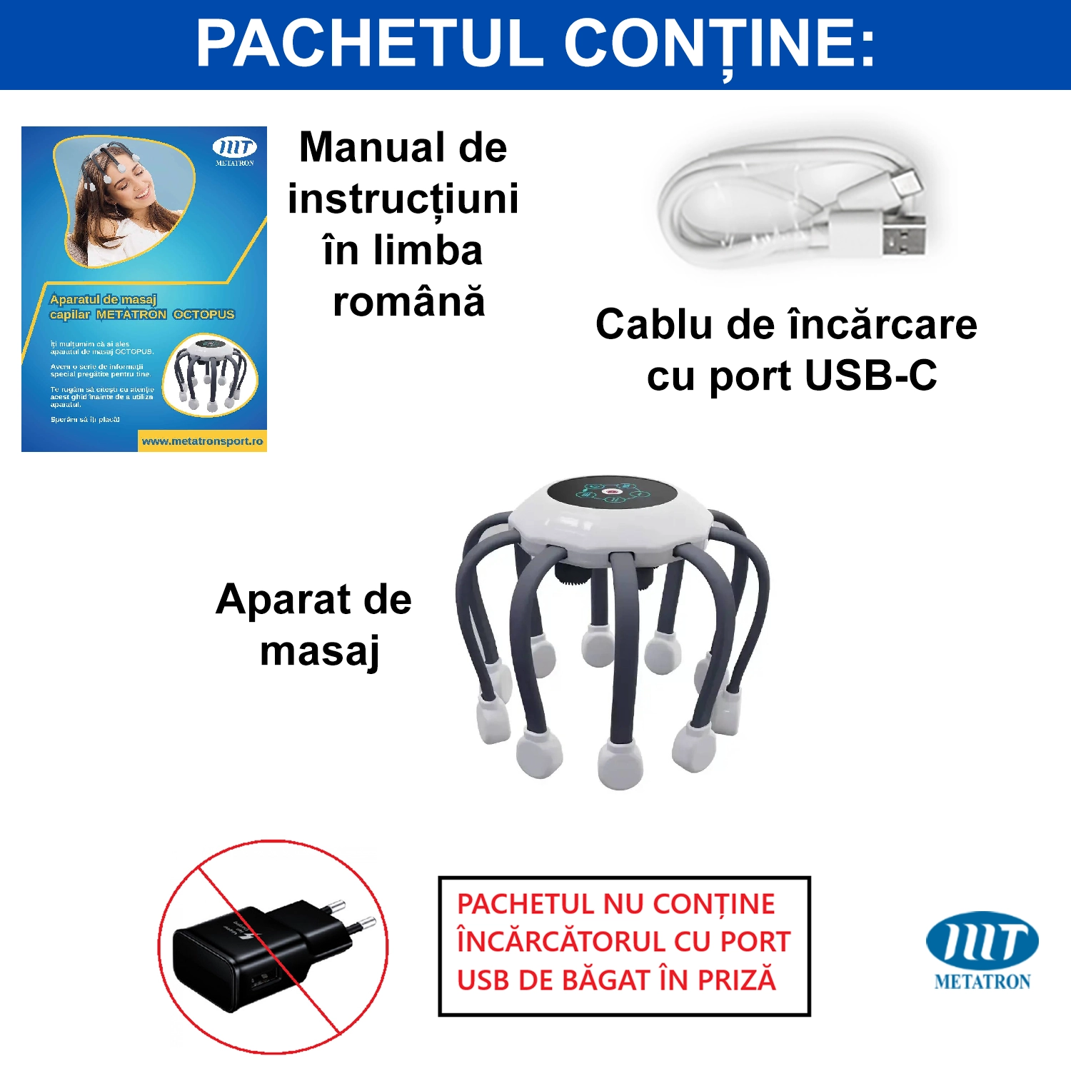 Aparat masaj capilar METATRON OCTO-RELAX [2]