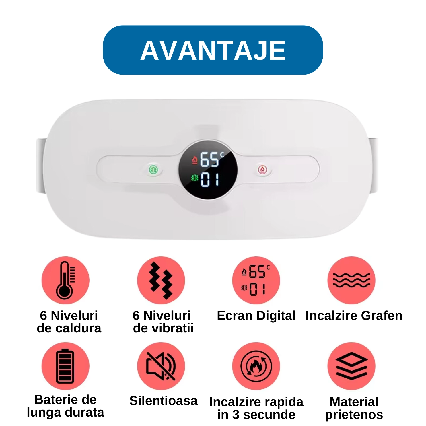 Centura abdominala cu incalzire si masaj [5]