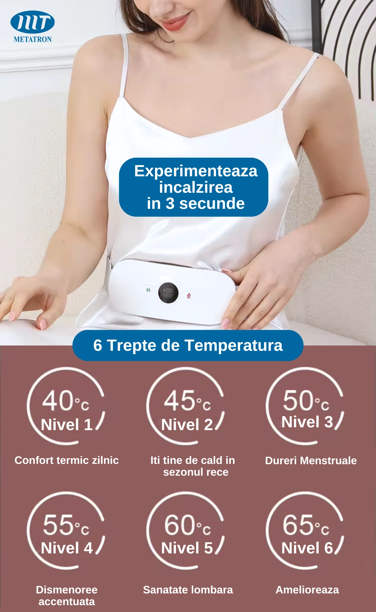 Centura abdominala cu incalzire si masaj [6]