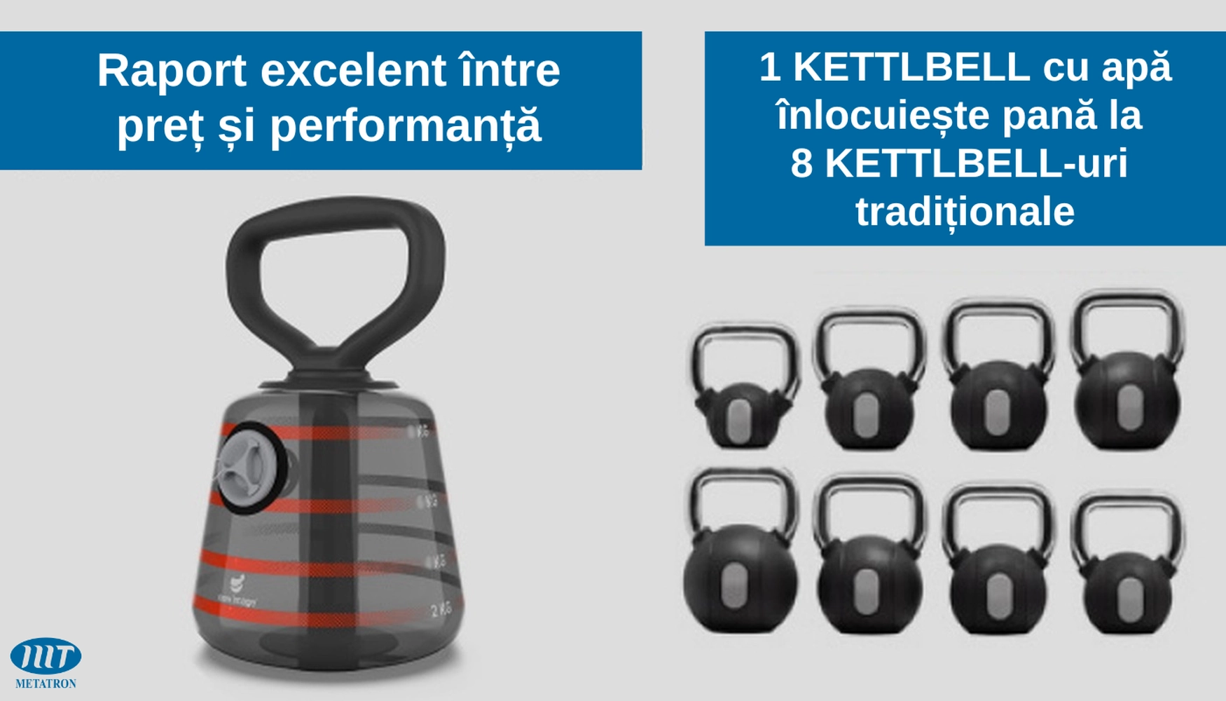 Set 2 Gantere gonflabile tip Kettlebell, cu apă, 1-7 kg, transformabile în halteră, pentru antrenamente fitness acasă [8]