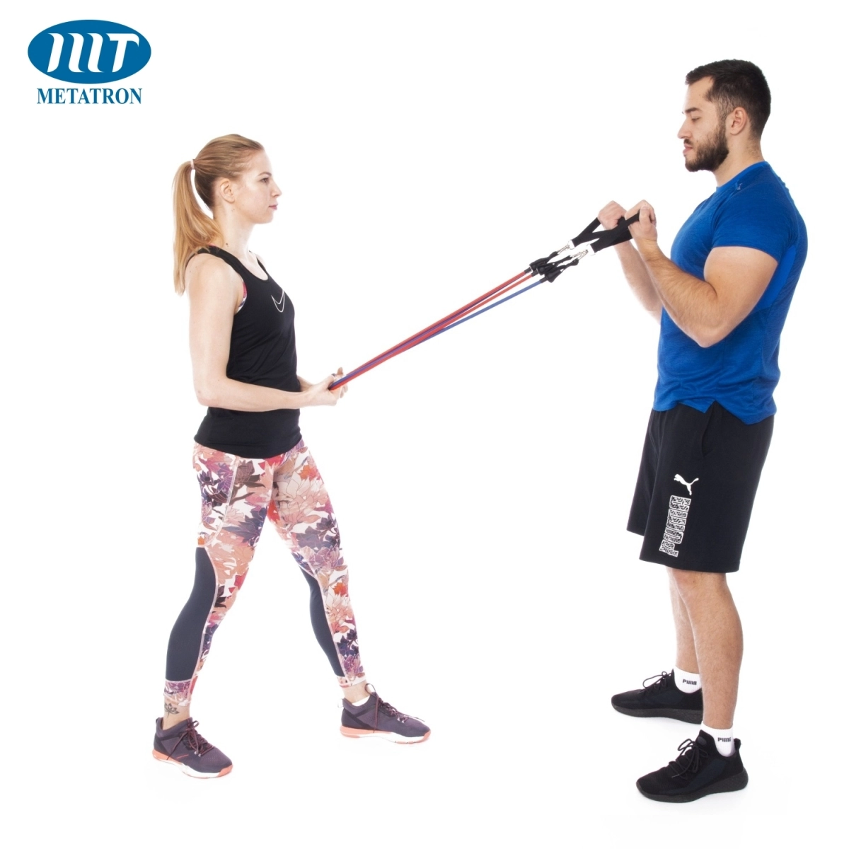 Set Extensor 11 piese - 5 corzi elastice din latex cu accesorii [15]
