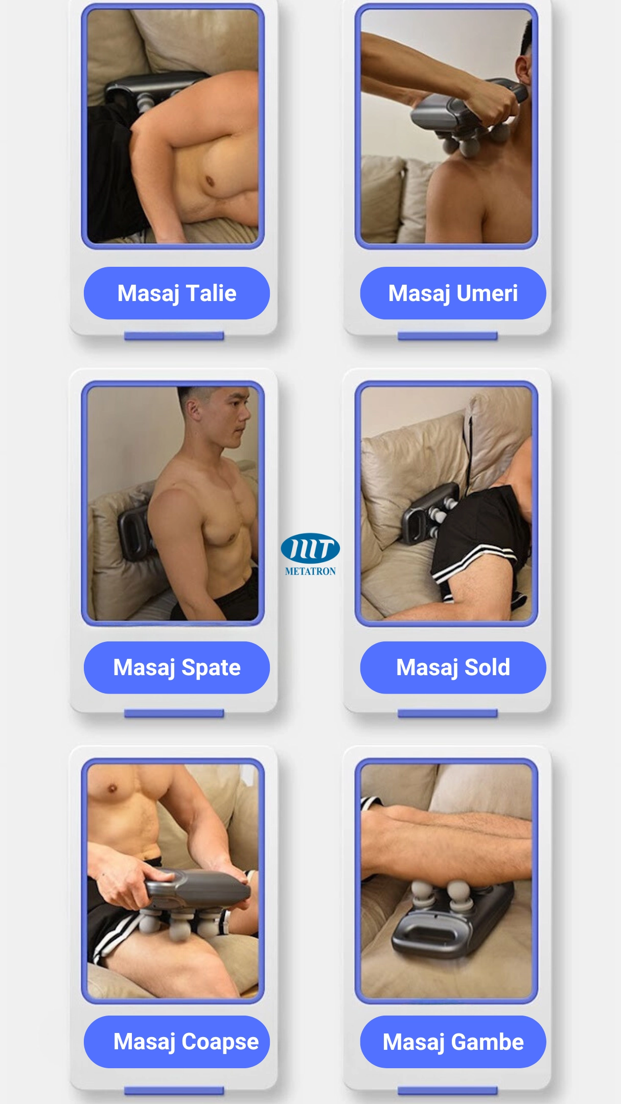 Aparat masaj tip Gun - METATRON TOTAL RELAX [3]