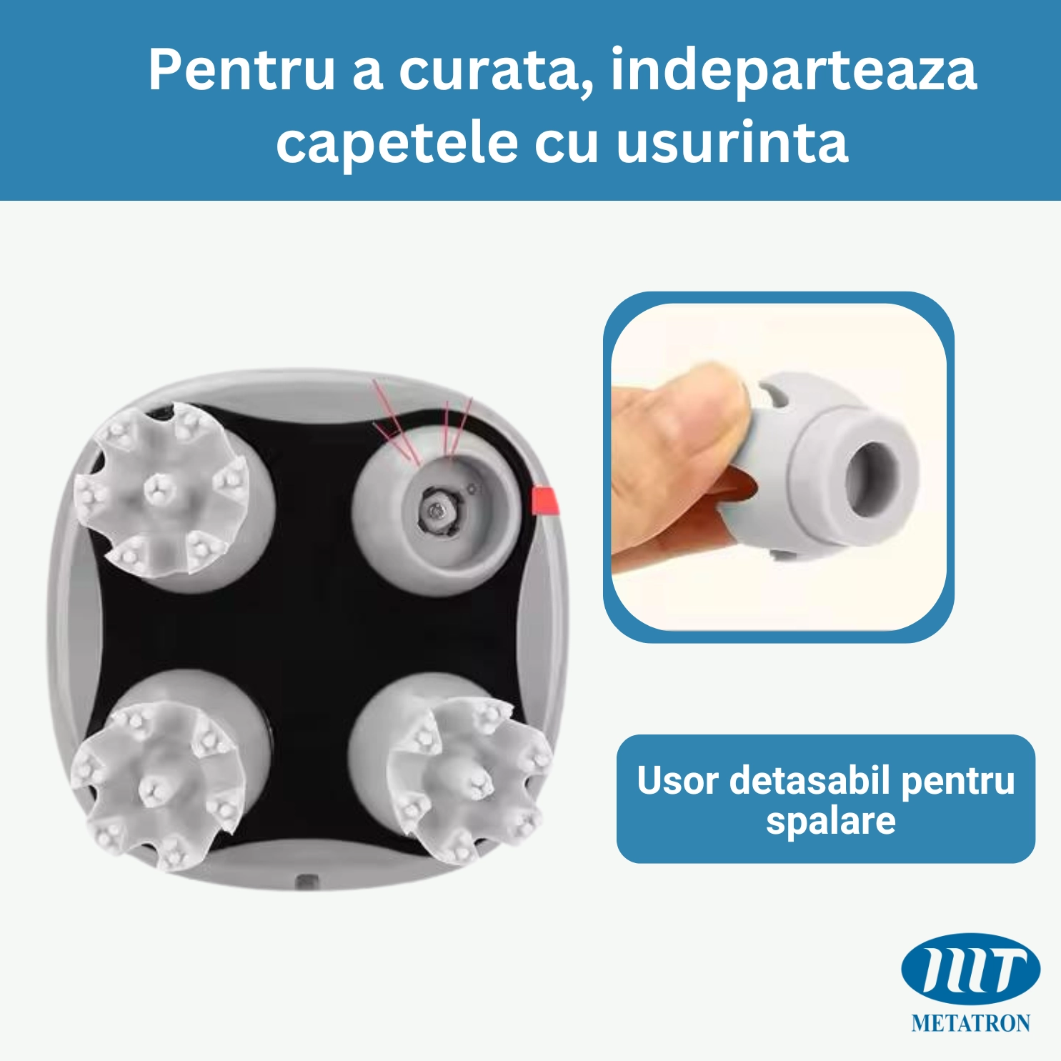 Aparat masaj capilar METATRON HEAD RELAX [7]