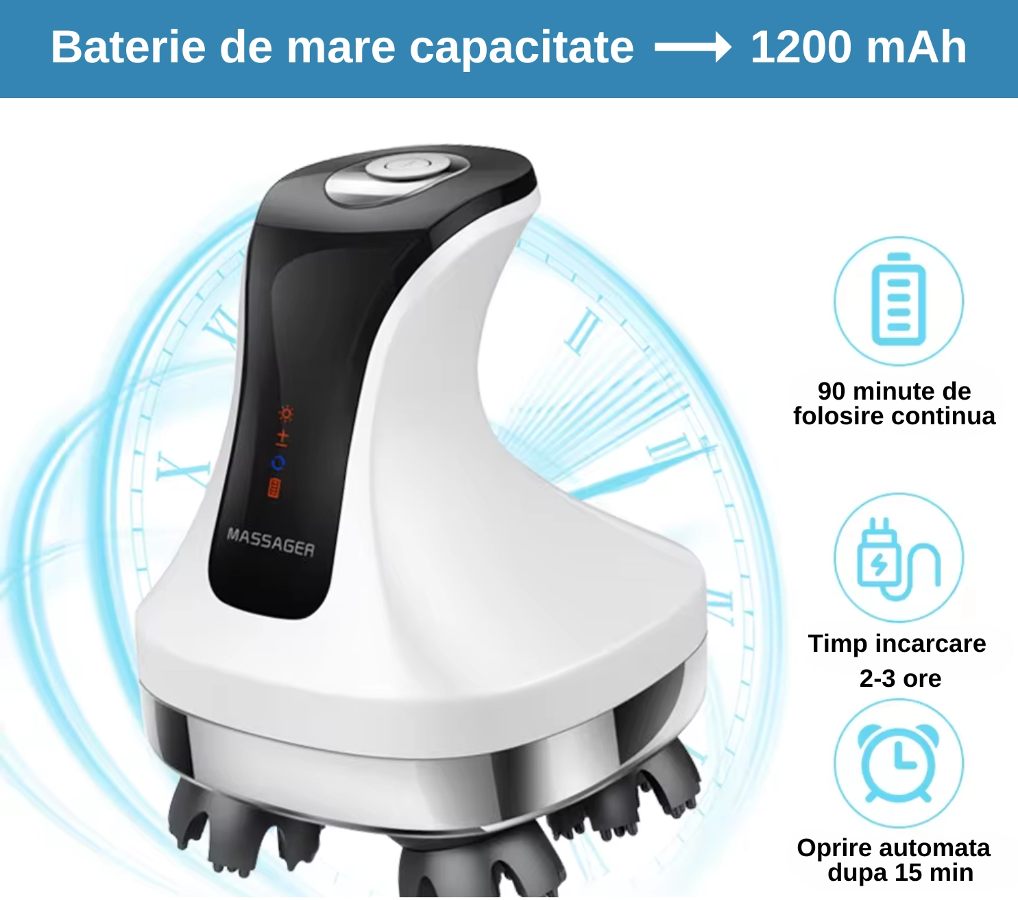 Aparat masaj capilar METATRON HEAD RELAX [11]