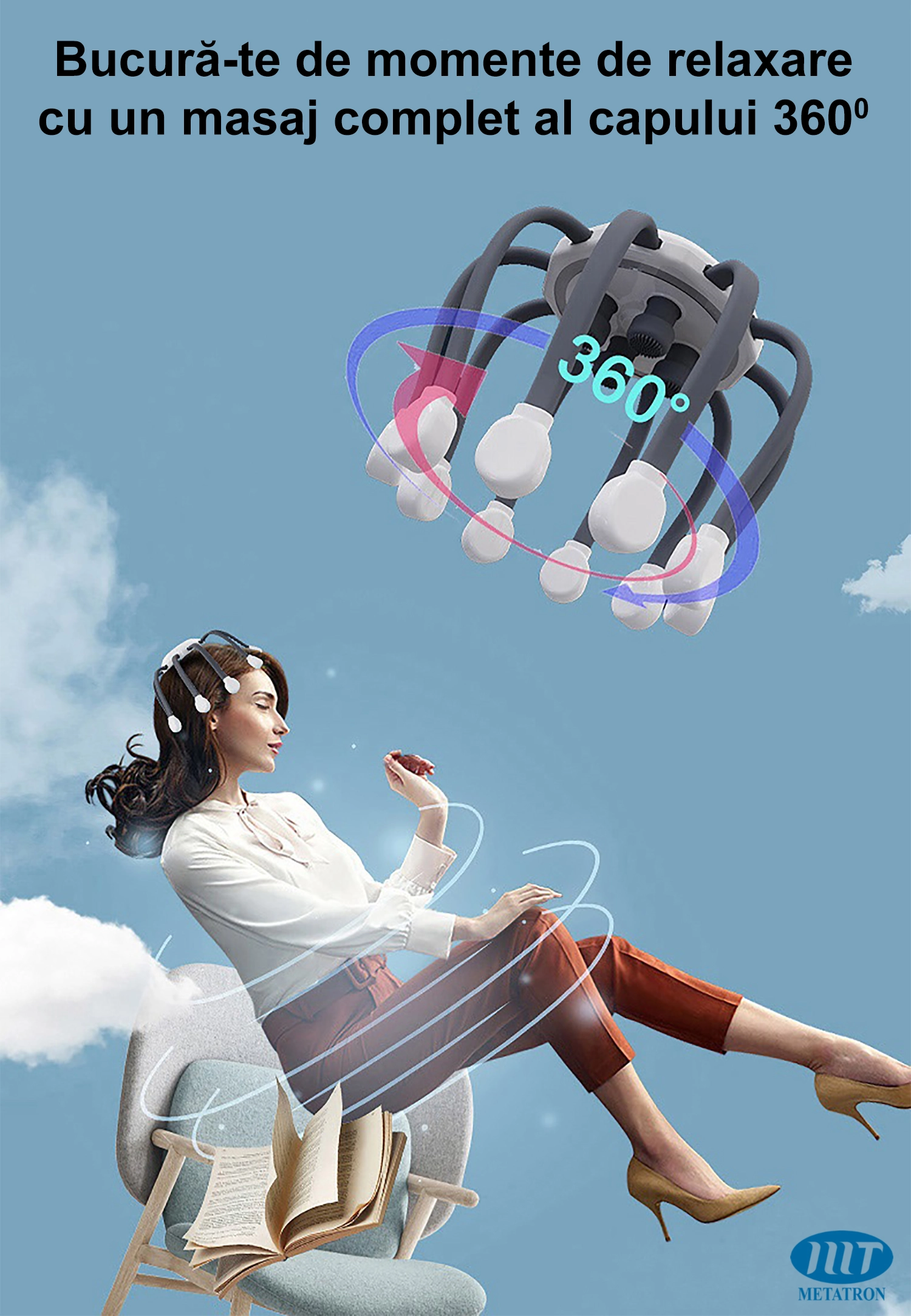Aparat masaj capilar METATRON OCTO-RELAX [7]