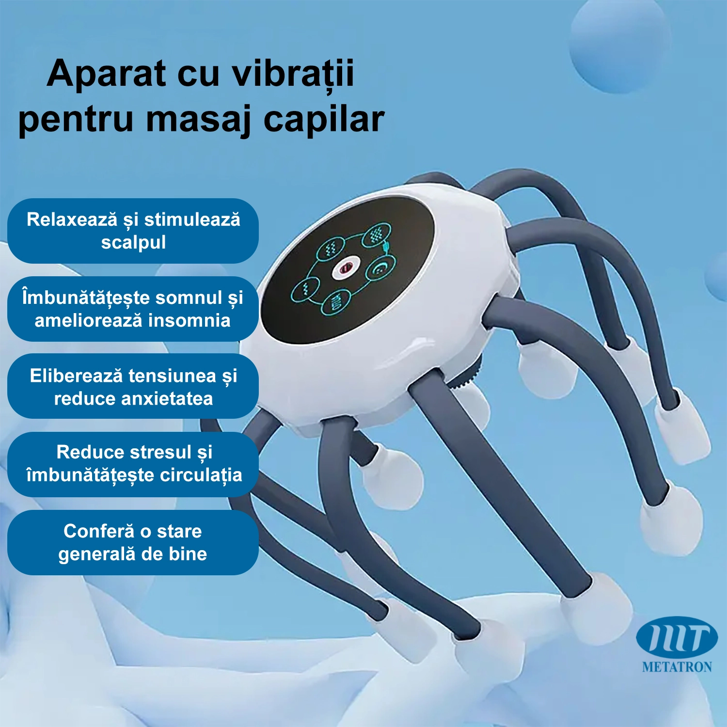 Aparat masaj capilar METATRON OCTO-RELAX [4]