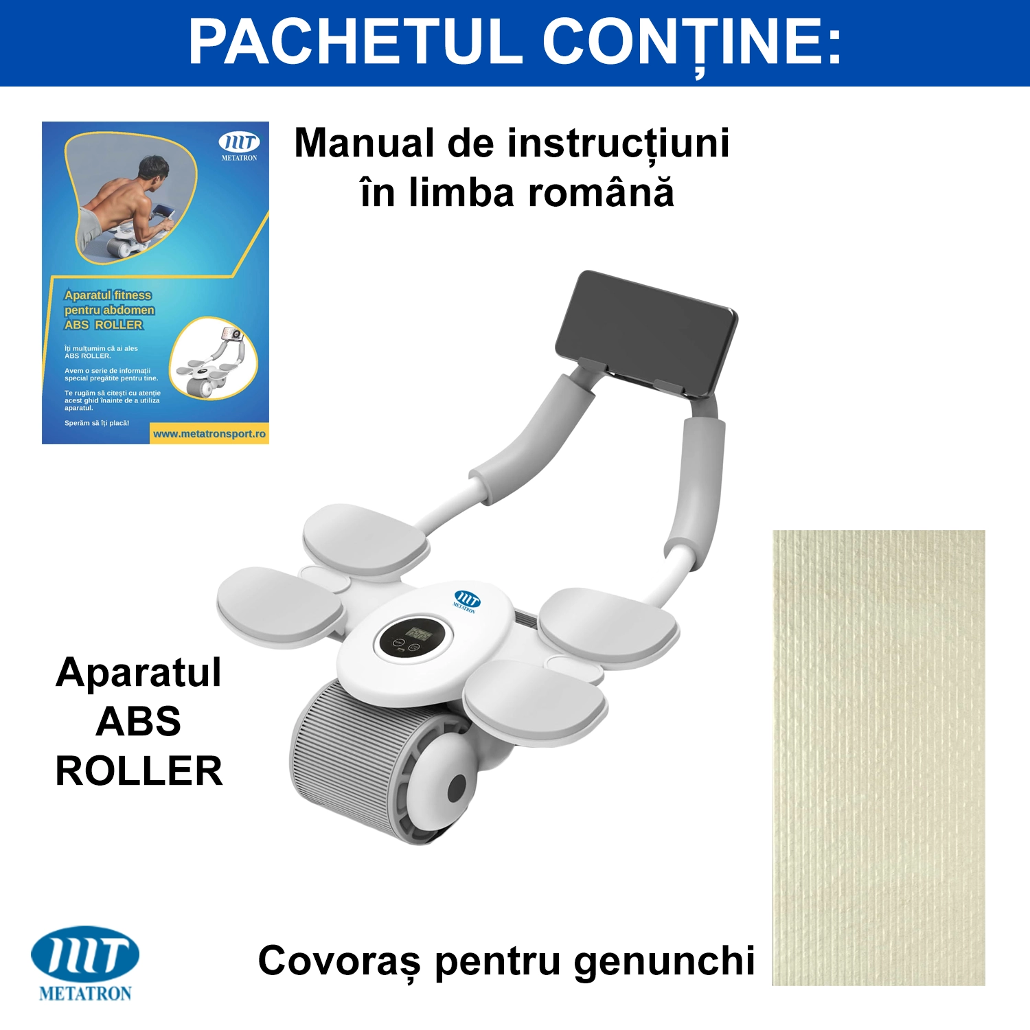 Roata pentru abdomen METATRON ABS ROLLER [1]