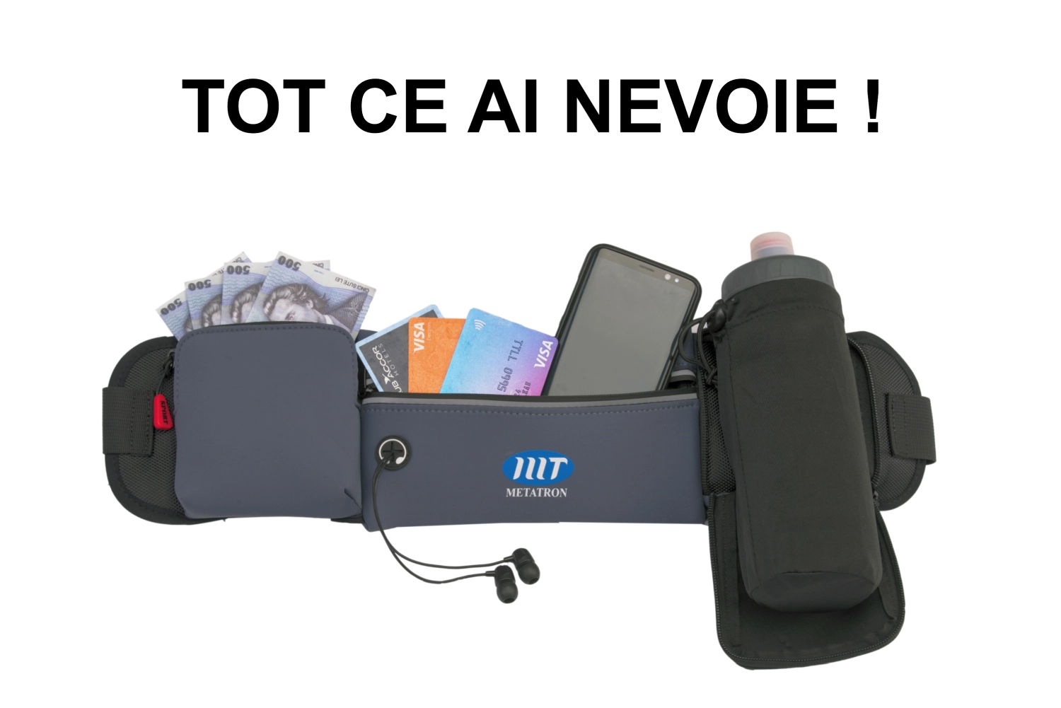 Borsetă sport cu bidon de apă METATRON [4]