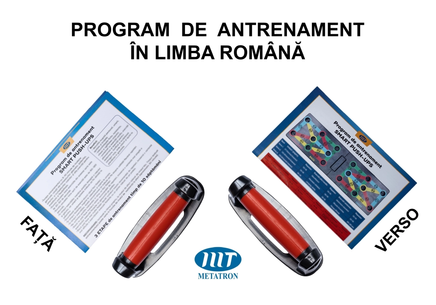 Placa pentru flotări pe bază de culori cu mânere METATRON SMART PUSH-UPS [2]