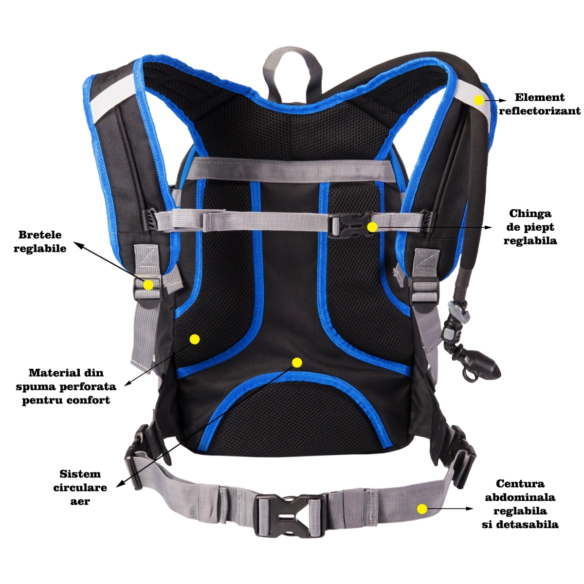 Rucsac Hidratare Multifunctional 17L cu Rezervor Apa 2L - METATRON [10]