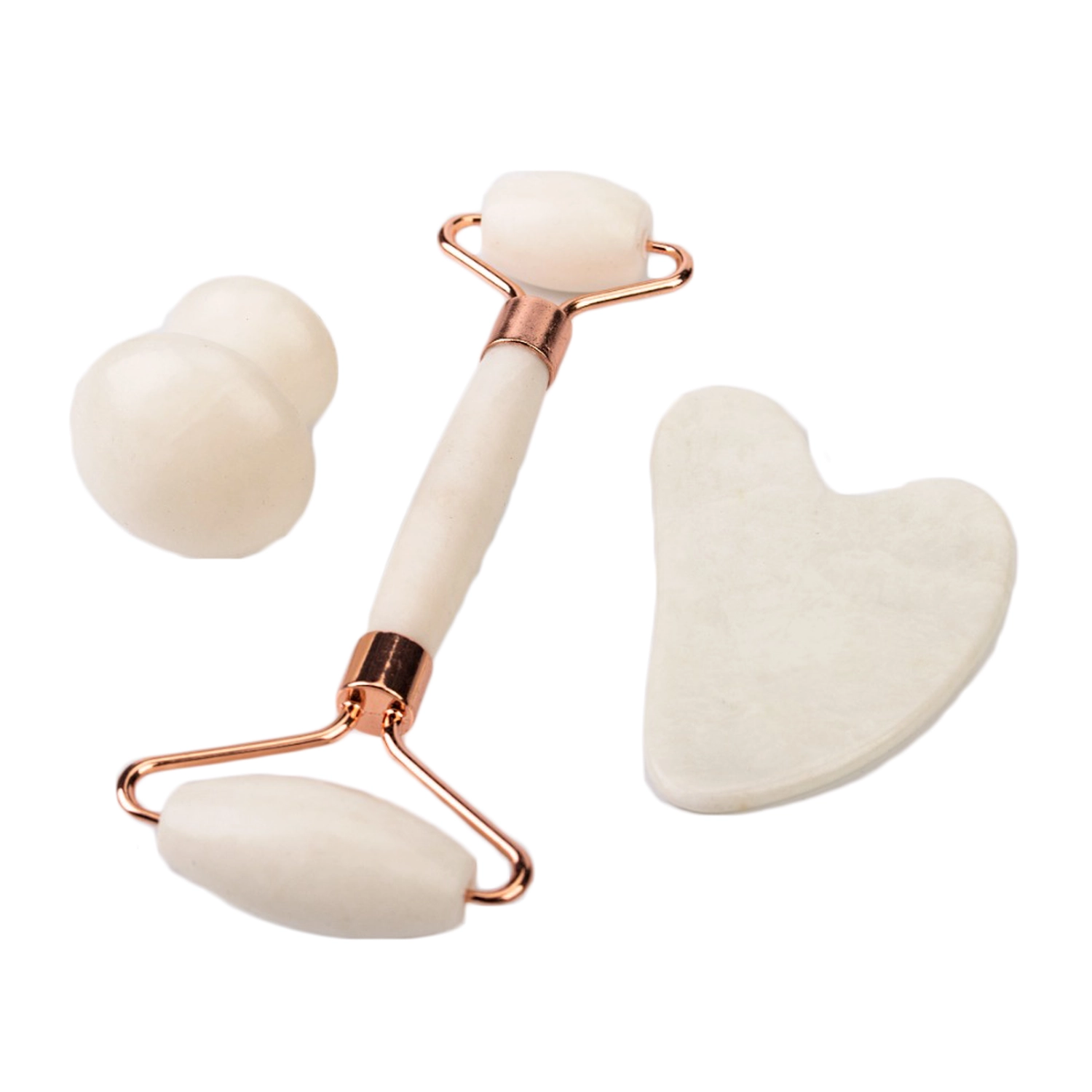 Produse - Set 3 piese din jad alb