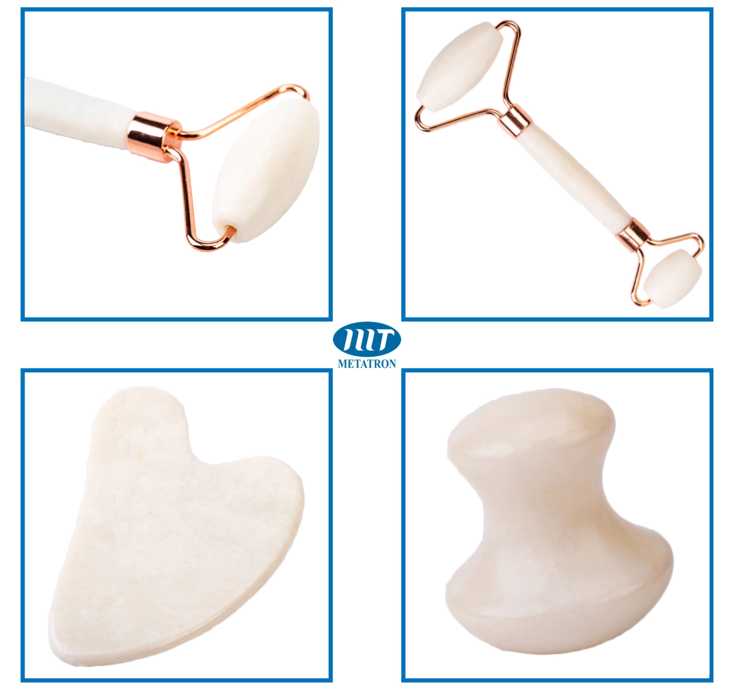 Set 3 piese din jad alb [11]