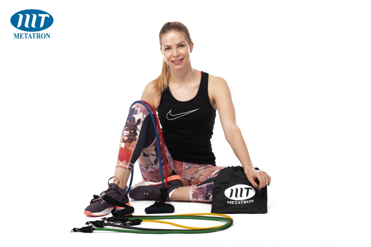 Set Extensor 11 piese - 5 corzi elastice din latex cu accesorii [7]