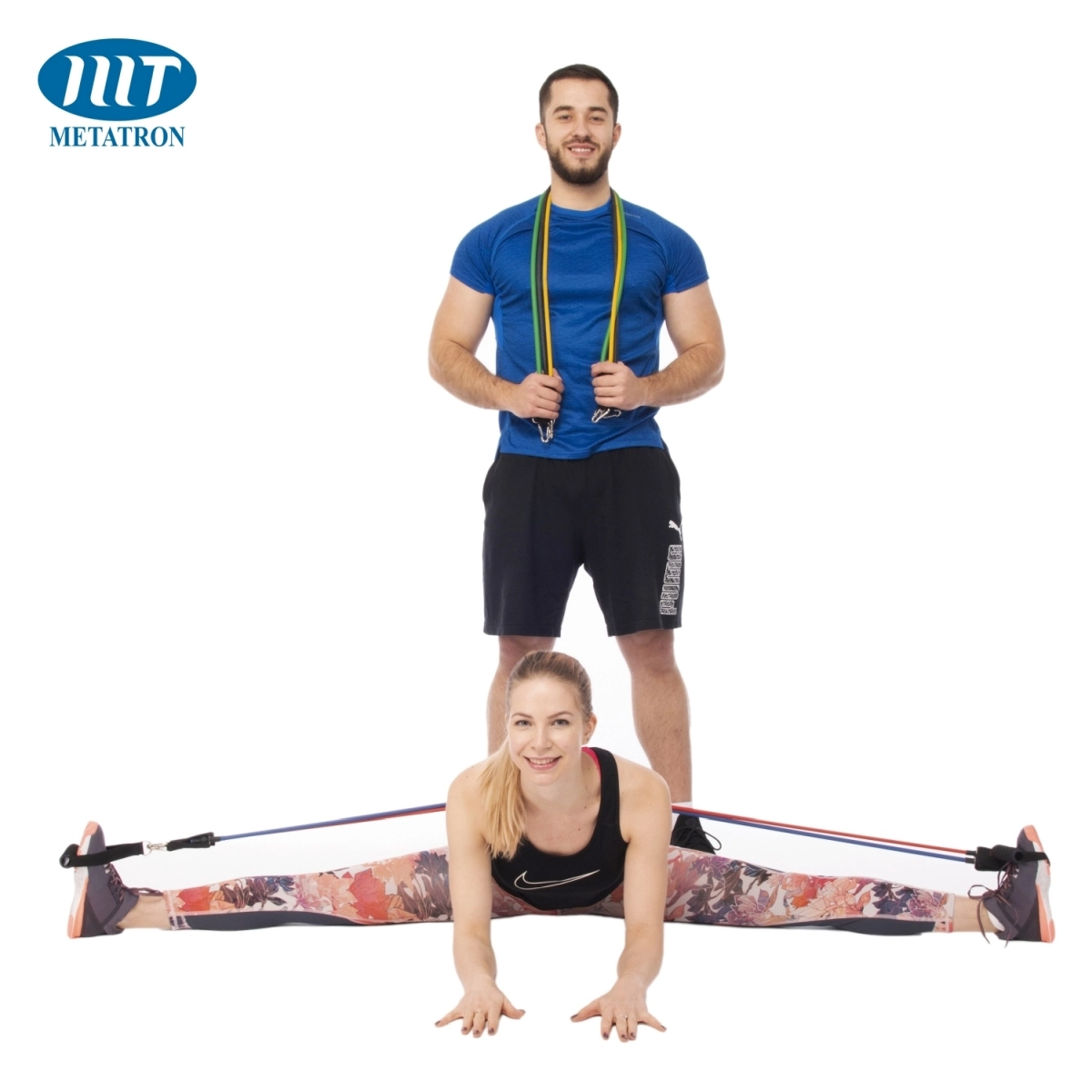 Set Extensor 11 piese - 5 corzi elastice din latex cu accesorii [9]