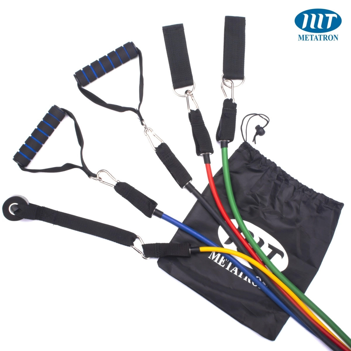 Set Extensor 11 piese - 5 corzi elastice din latex cu accesorii [6]