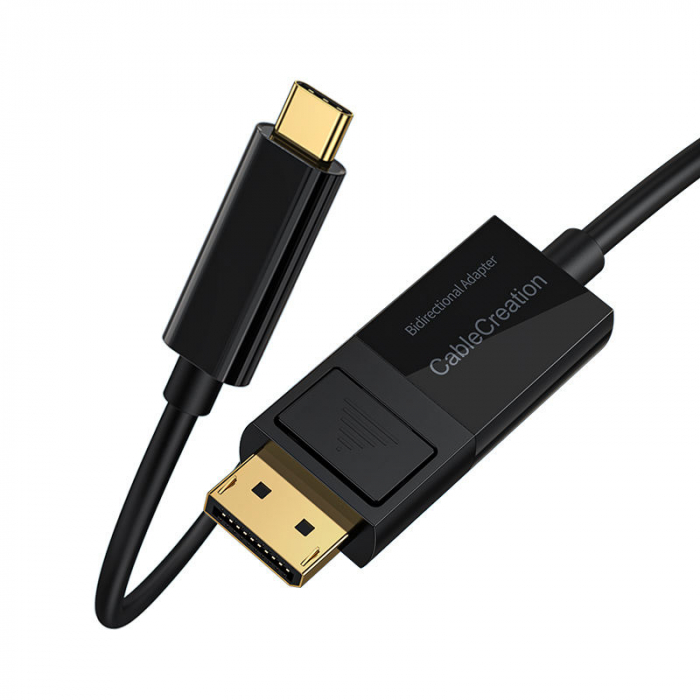 Cablu USBC - DisplayPort DP 1.4, 8K Bi-Directional DisplayPort to USBC, HDR 8K@60Hz, 4K@144Hz/120Hz, 2K/144Hz/165Hz [1]
