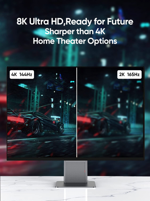 Cablu DisplayPort 1.4 HDR 8K@60Hz 5K@60Hz 4K@144Hz 2K@165Hz HD1920x1080@240Hz [6]