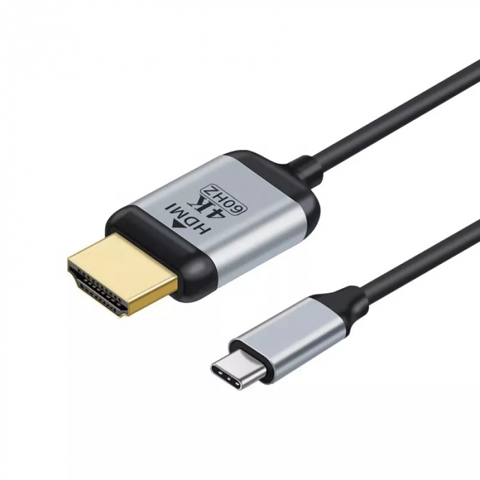 Cablu USBC HDMI, RikBo® 4K 60Hz, 1.8m USB 3.1 Type C Thunderbolt 3 la HDMI [1]