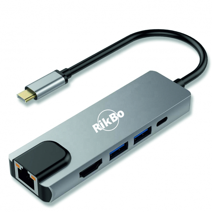 Docking Station USBC 5 in 1 RikBo® Plug & Play [1]