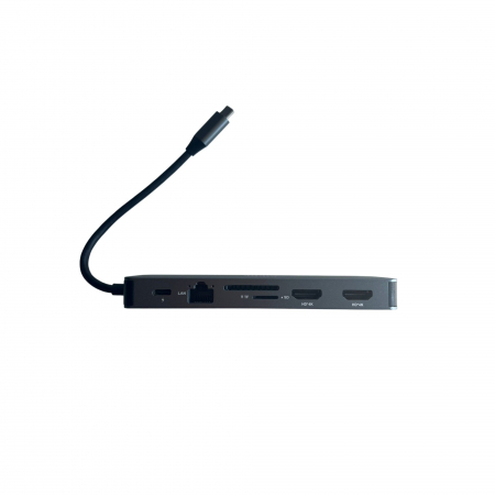 Docking Station USBC, 13 porturi RikBo® Gigabit Ethernet, Windows MST, Apple SST [2]