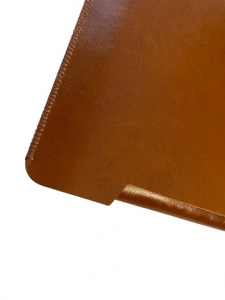 Husa de protectie MacBook din piele cu pad pentru Apple MacBook Culoare Caramiziu [2]