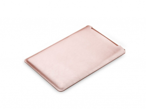 Genti/Huse Laptop - Husa de protectie MacBook din piele cu pad pentru Apple MacBook Culoare Roz