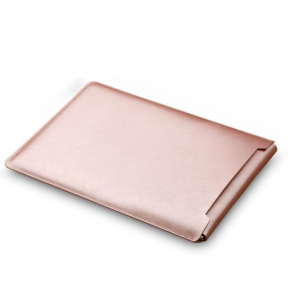 Husa de protectie MacBook din piele cu pad pentru Apple MacBook Culoare Roz [1]