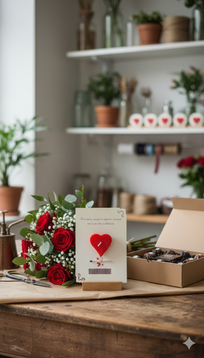 Card Cadou „Mica Scânteie” – Ediție de Valentine's Day cu lumanare inima [4]