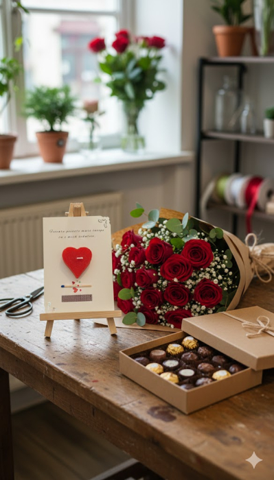 Card Cadou „Mica Scânteie” – Ediție de Valentine's Day cu lumanare inima [5]