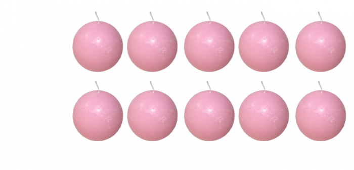 Cutie 10 Lumanari sfera D8 cm [9]