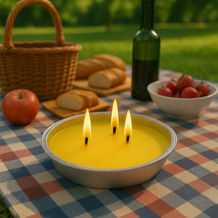 Lumanare antitantari parfumata cu citronella pentru exterior [3]