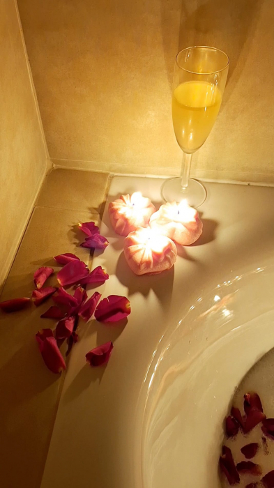 Lumanare plutitoare in forma de inima " Crystal Love " [4]