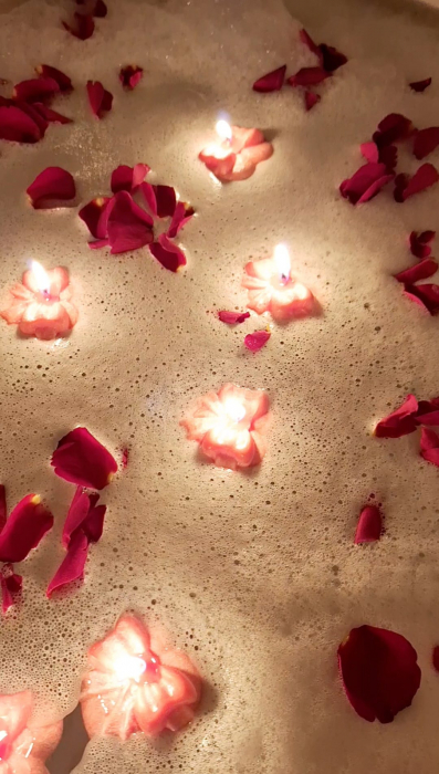 Lumanare plutitoare in forma de inima " Crystal Love " [3]
