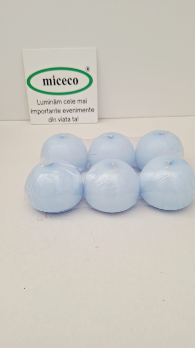 Lumanare plutitoare, 10h, 6buc, Bleu [2]
