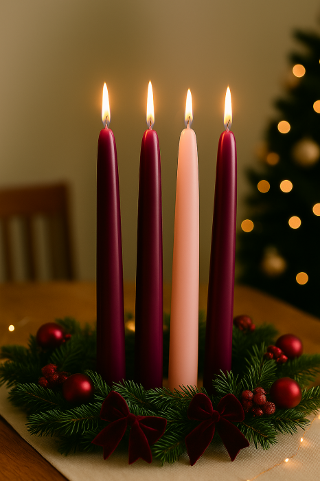 Set 4 Lumanari sfesnic Advent D2.2xH25 cm [1]