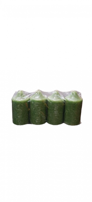 Lumanari de Advent – Set de 4 Lumânări  D4.4xH6.5 Cm Verde [2]