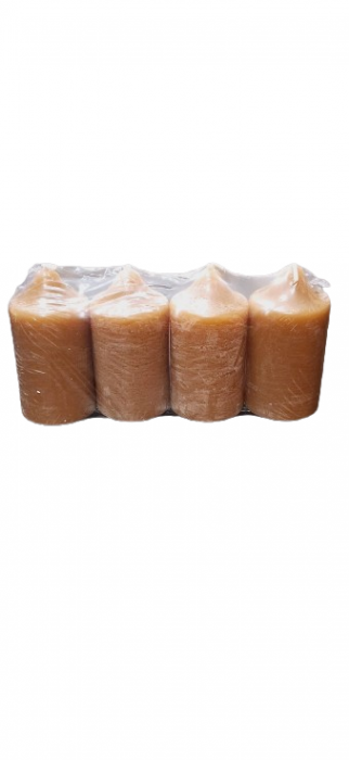 Lumanari de Advent – Set de 4 Lumânări  D4.4xH6.5 Cm Maro [2]