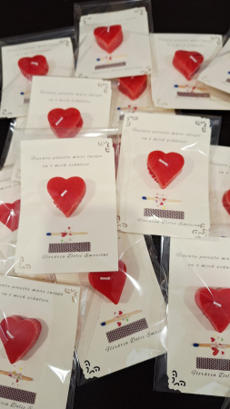 Card Cadou „Mica Scânteie” – Ediție de Valentine's Day cu lumanare inima [5]