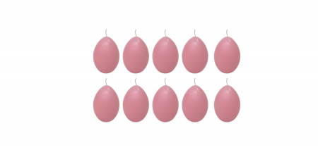 Lumanari Decorative de Paste - Cutie 10 lumanari ou - roz