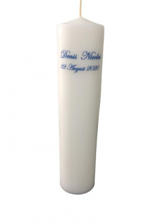 Lumanare de Botez - Nunta - Cutie 4 Lumanari Scurte D7xH50 Cm [1]