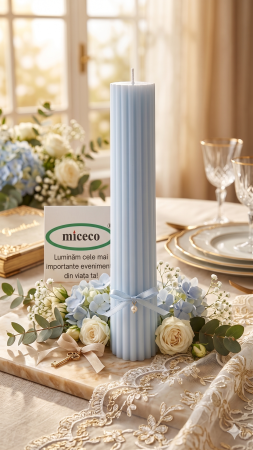 Lumanari canelate conice - Lumanare canelata conica