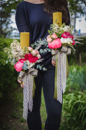 Lumânare din Ceară Naturală de Albine, Ø6 x H35 cm – Eleganță și Tradiție la Superlativ [2]