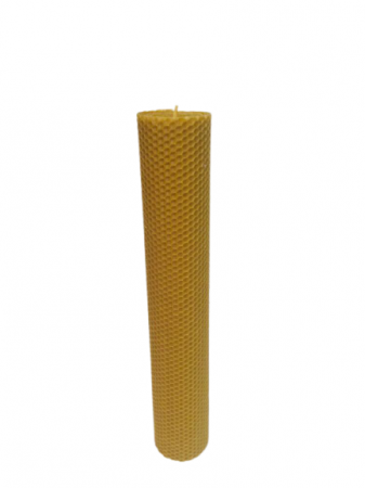 Lumanare ceara de albine D6xH35 cm [0]