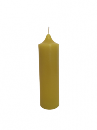 Oferte - Lumanare stalp D4xH12 cm  Olive Galbui