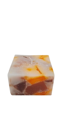Lumanare decorativa cub mozaic [2]